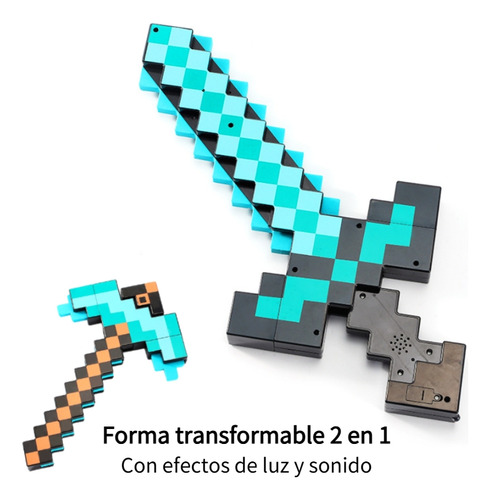 Minecraft Transformable Sword And Draft, Sound And Light Edi