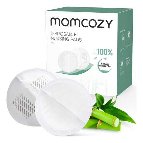 Momcozy Almohadillas De Lactancia Desechables De Fibra De Ba