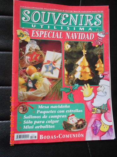 Revista Souvenirs Utilisima 2000 - N° 27 - Especial Navidad