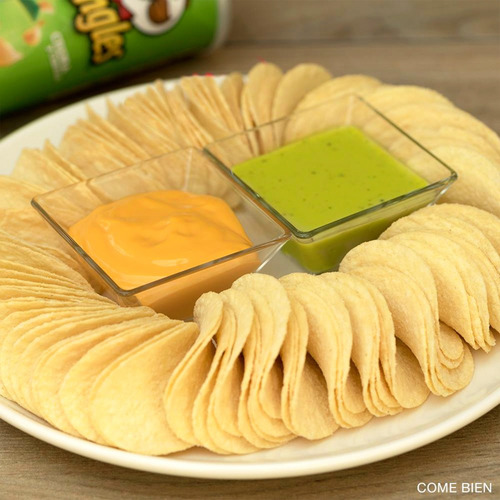 Pringles Crema Y Cebolla Papas Fritas 124gr Tubo Snacks