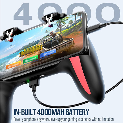 Mando De Juegos Para Móvil Con Batería De 4000mah Y ...