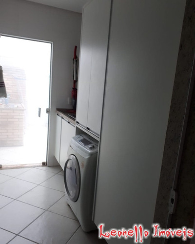 Imagem 18 de 30 de Sobrado Para Venda Com 175 M² Construídos Sendo 3 Suítes, Quintal Com Churrasqueira E 4 Vagas De Garagem! Vila Scarpelli Em Santo André, Sp. - Ca00104 - 70667135