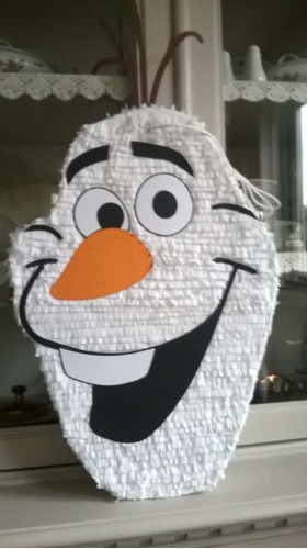 Piñata Cumpleaños Tematica Carita De Olaf - Frozen 