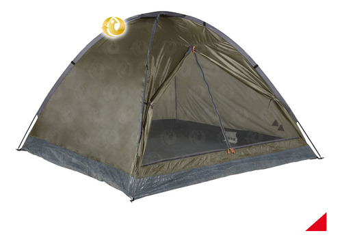 Carpa Camping Dome Para 4 Personas Confiable