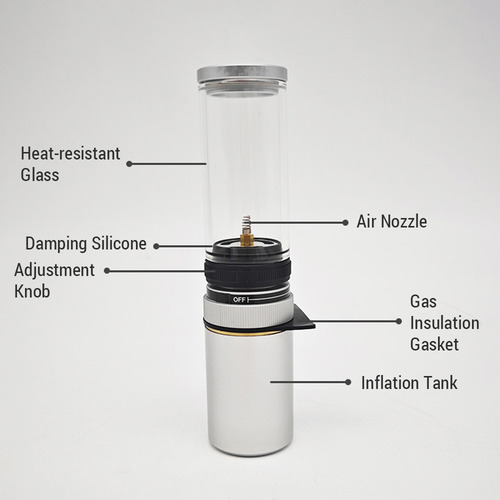 Lámpara De Gas, Vela Portátil De Gas, Para Acampar Con Farol