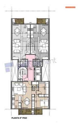 Imagen 9 de 10 de Departamento 3 Ambientes En Pozo