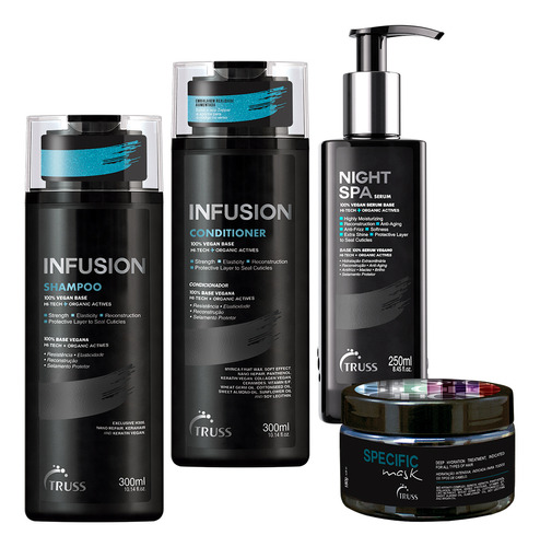 Truss Infusion Sh + Cond + Night Spa Serum + Specific Mask