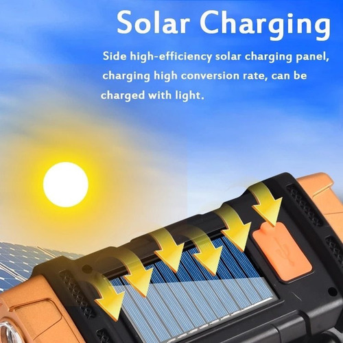 Luz Solar Led Con Luz De Trabajo Con Lámparas Solares