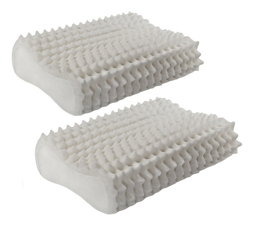  Almohada Ortopédica Cervical Antiestrés  Set X 2