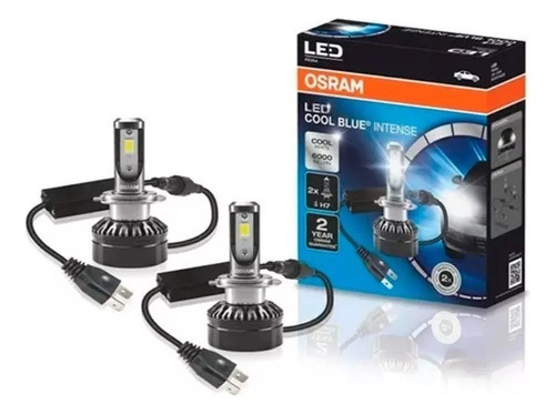 Lampara X2 Cree Led Osram H7 24v Camion Micro Cosechadoras 