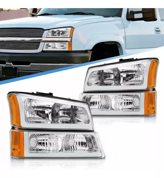 Faros Cheyenne 2003 2004 2005 2006 Silverado 4pz