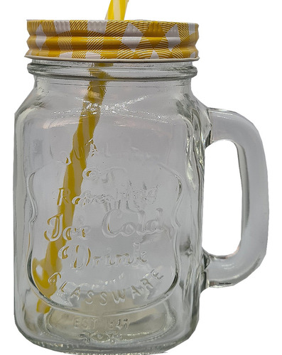 1 Mason Jar Pote Copo Jarra Caneca Ball Sweet Amado