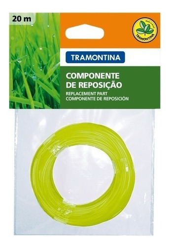 Kit 2 Fio Nylon 1,8mm 20 Metros Para Roçadeira Tramontina