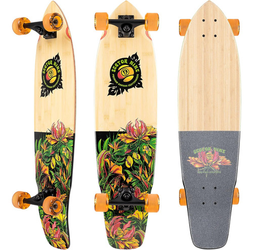 Longboard Edén Pies. Point Kicktail Cruiser 8.75  X 34...