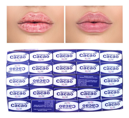 Crema De Cacao Labios Pack 25