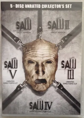 Juegos Macabros Saw 1 A 5 Dvds Originales Unrated Collecto Mercado Libre