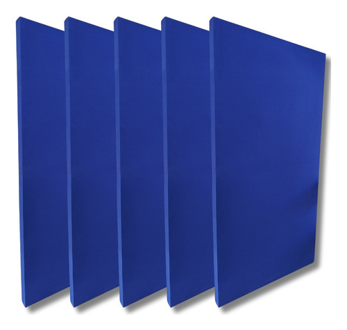 Panel Acústico Interacustics 8 Pack 55x120x5 Cm Estándar Azul Rey