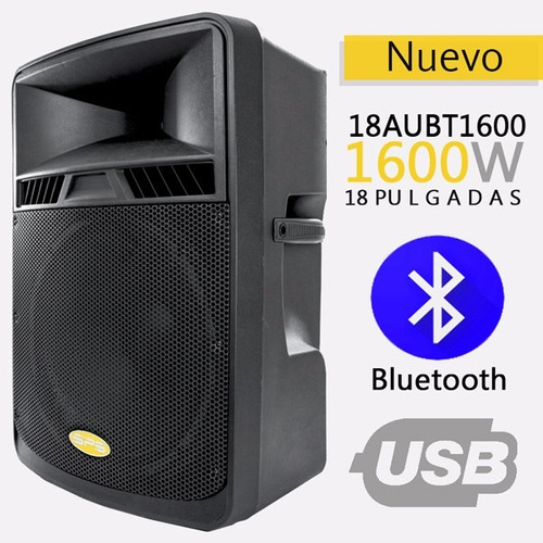 Corneta Amplificada Sps Audio 18aubt 1600 W Bluetooth Dsp