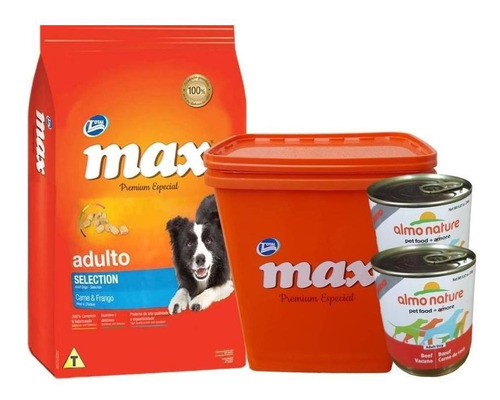 Max Selección 20kg +contenedor+2 Smoochies