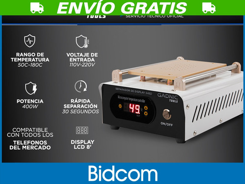 Kit Para Reparacion De Displays Para Celulares Separadora