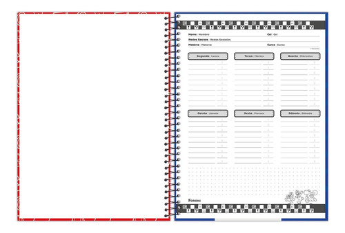 Caderno Super Mario 1 Matéria Univ Espiral Foroni Capa 4