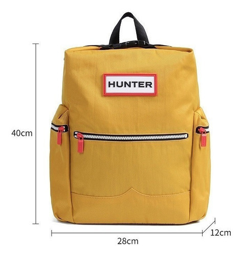 Mochila Ligera Impermeable Hunter Backpack Tidal Color Amarillo Diseño De La Tela Nylon