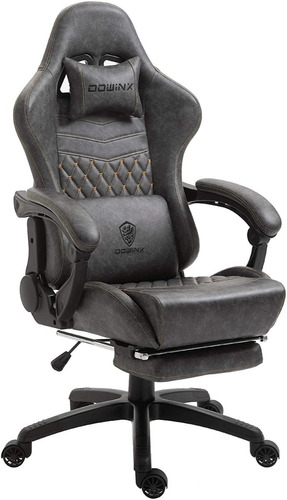 Silla Gamer Escritorio Gaming Dowinx Ergonómica Gris