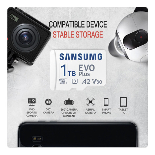 Cartão Memória 1 Tb Evo Plus Com Adaptador