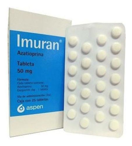 Imuran 50 Mg Caja Con 25 Tabletas