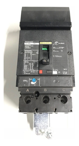 Jja36225 Square D 225 Amp 600v 3 Pole Power-pact I-line  Ccm