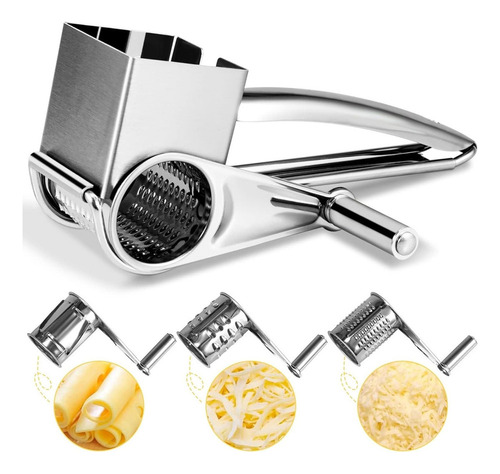 M Rallador Queso Rayador Manual Espiral Nicer Dicer Slicer