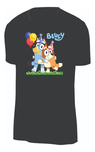 Camisetas Bluey Bingo Fiesta Junior Adultos Niños