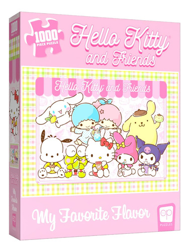 Hello Kitty Y Amigos Mi Sabor Favorito De 1000 Piezas Rompec