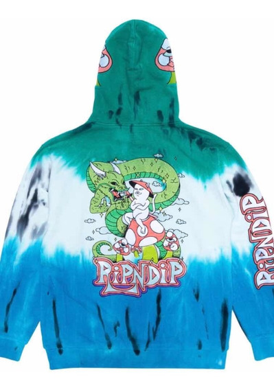 Sudadera Ripndip Dye Tie Azul Hoddie Impecable Origina | Envío gratis