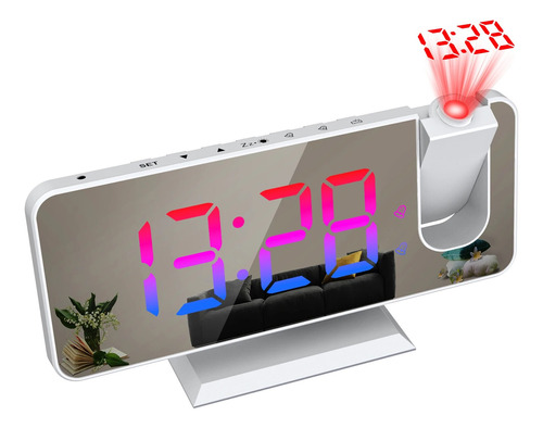 Reloj De Pared Led Digital Que Brilla En La Oscuridad A La M