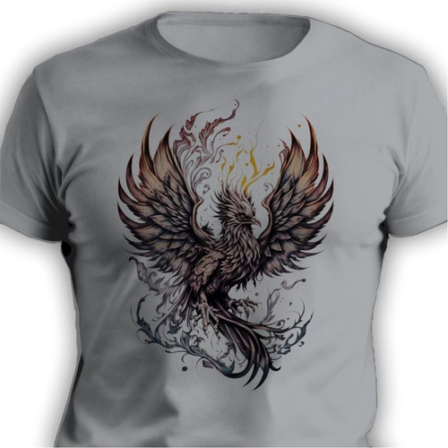 Remeras Tatuajes Hombres Sublimadas Con Tattoo Fénix - 2622