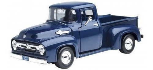 1956 Ford F-100 Camioneta Azul 1/24