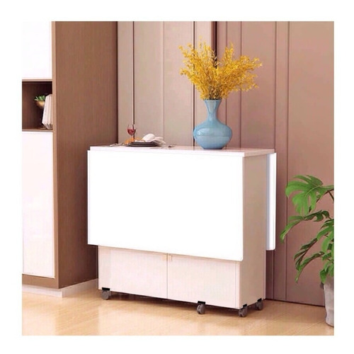 Mesa Libro Plegable Cocina Con Estante 1.50 X 75