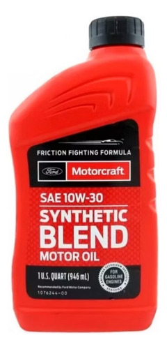 Aceite Motor 10w30 Ford Motorcraft 946 Ml