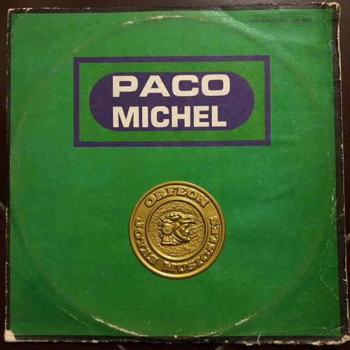 Paco Michel 3 Lps Orfeon Joyas Musicales