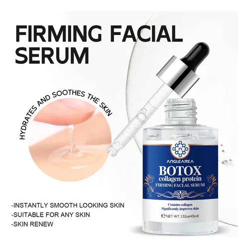 Rostro Con Toxina Botulínica Con Un Rostro Antienvejecimient
