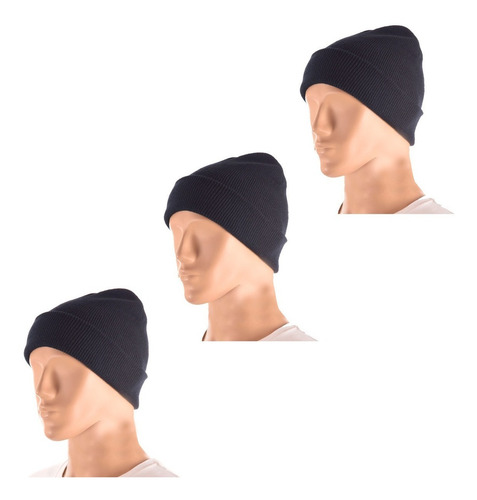 Imagen 2 de 3 de Gorro De Lana Marinero X3 Varios Colores