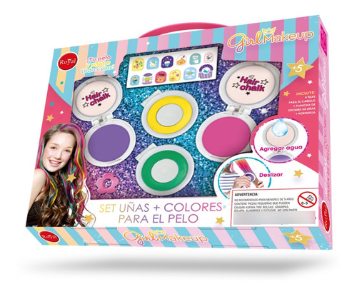 Set De Uñas Y Colores Para El Cabello Royal Universo Binario