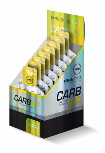 Carb Up Gel Super Fórmula - Banana 10 Sachês - Probiótica