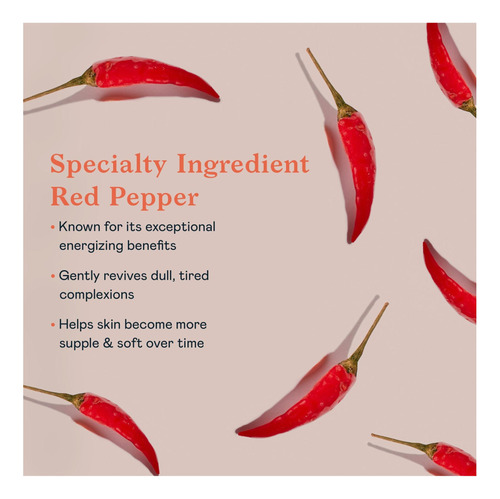 Hidratante De Gel Con Pulpa De Pimiento Rojo Erboriano
