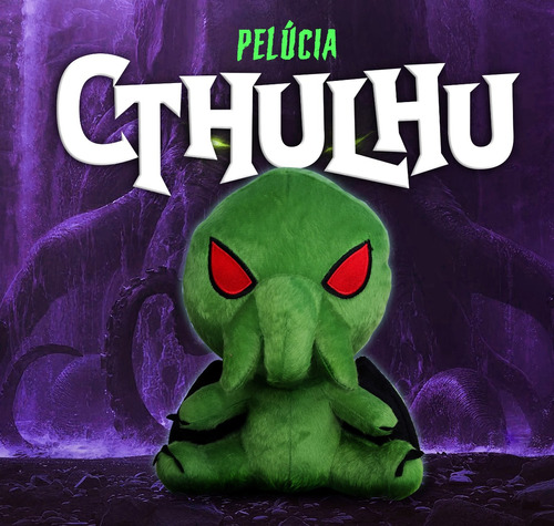 Pelúcia Cthulhu | Lovecraft | Call Of Cthulhu | Fofo Cor Verde