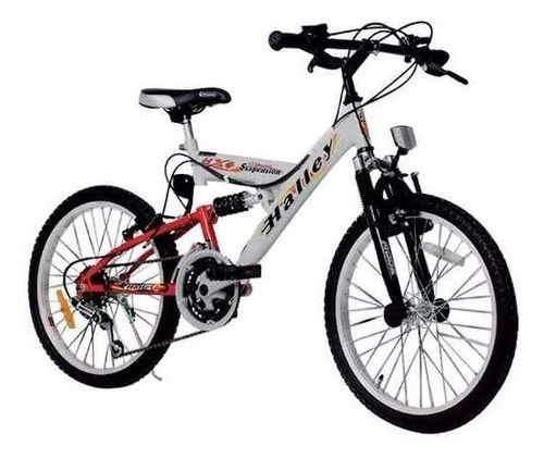 Bicicleta Halley 16335 Mtb Rodado 20 Varon Full Suspension