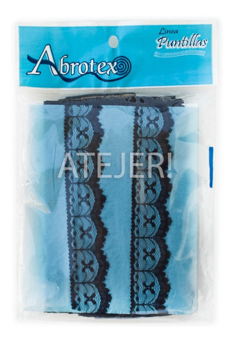 Imagen 3 de 4 de Puntilla Mercería Nylon Art 402 De 23mm X 20 Metros