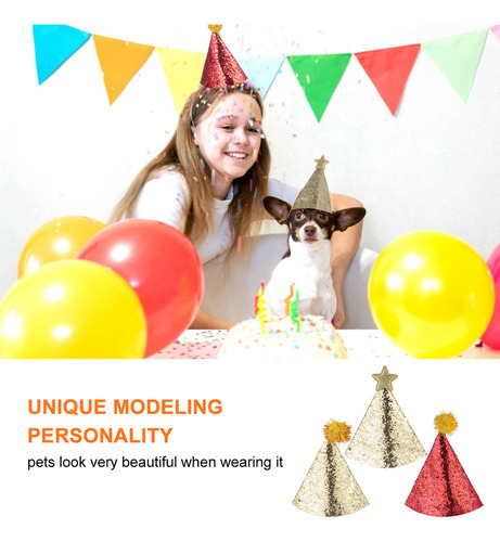 Juego De Sombreros De Cumpleaños Para Perros, Fiesta De Cump