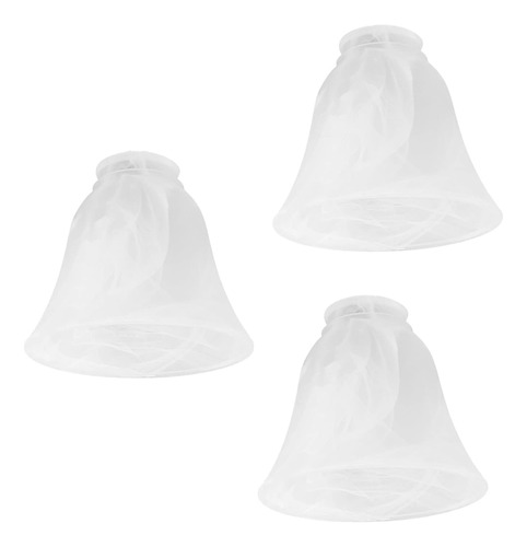 3 Pack Blanco Alabastro Techo Ventilador Cubiertas De L...